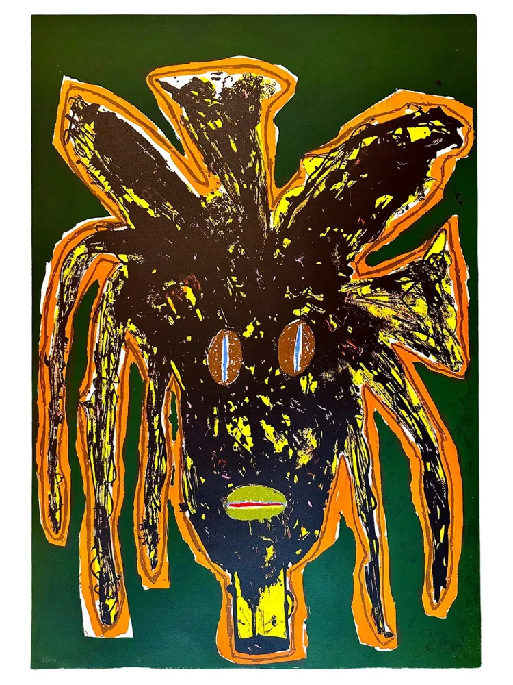 Lithograph Kabangu - Green Mile