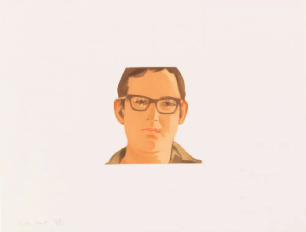 Aquatint Katz - Face of the Poet 5