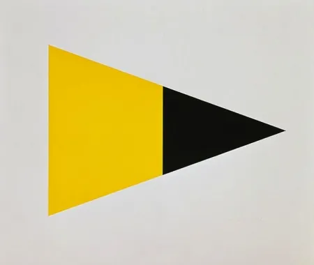 Lithograph Kelly - Black Yellow