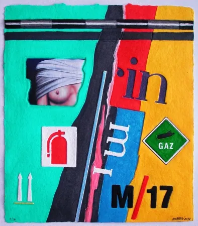 Etching Klasen - GAZ - Aquagravure de PETER KLASEN