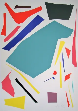 Screenprint Knoebel - Messerschnitt  71 / 93