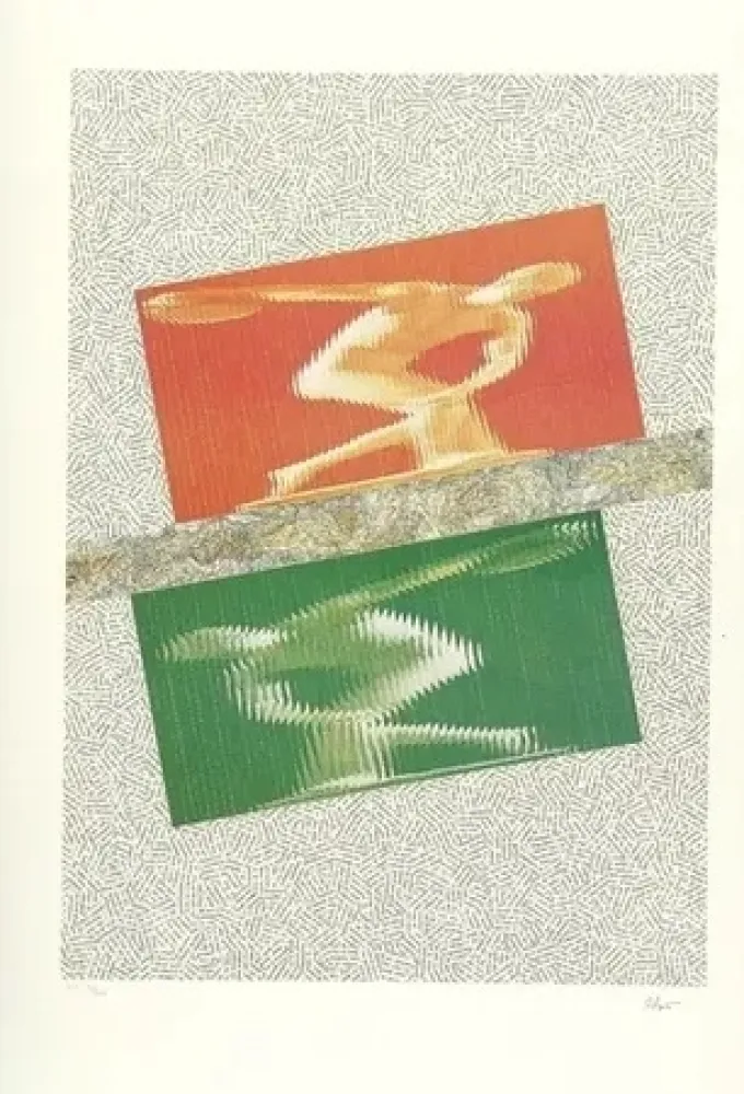 Lithograph Kolar - JO BARCELONA