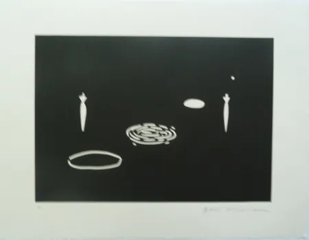 Lithograph Kuroda - Angel City II