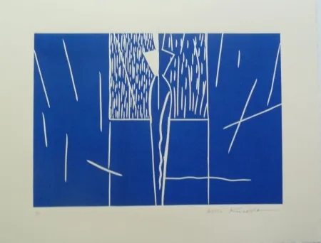 Lithograph Kuroda - Angel City III