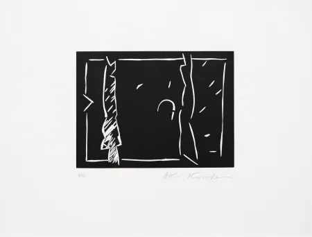 Linocut Kuroda - Futur antérieur II