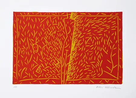 Linocut Kuroda - Sud I I I
