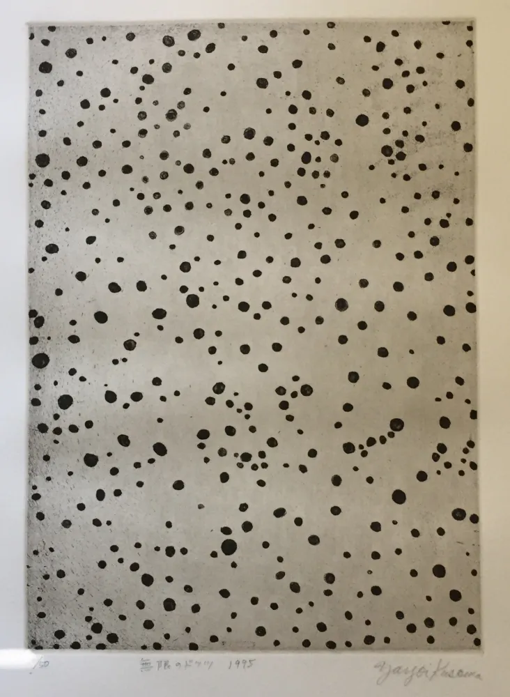 Etching Kusama - Do'ts infinity