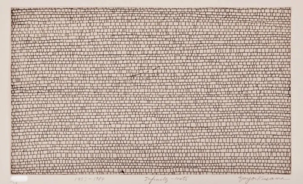 Etching Kusama - Infinity Nets