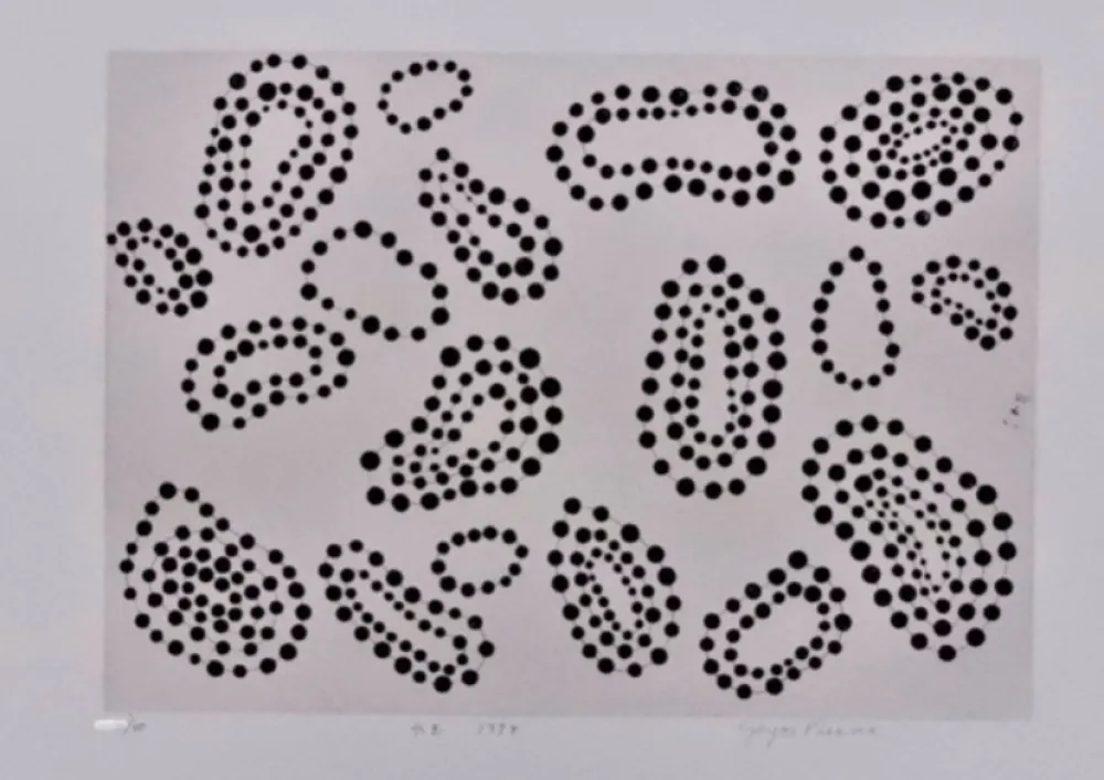 Etching Kusama - Polka dots