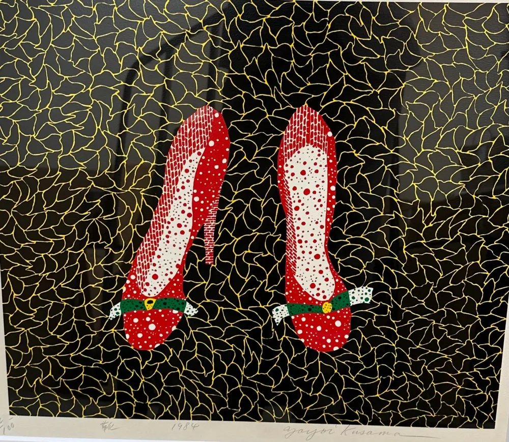 Screenprint Kusama - Shoes