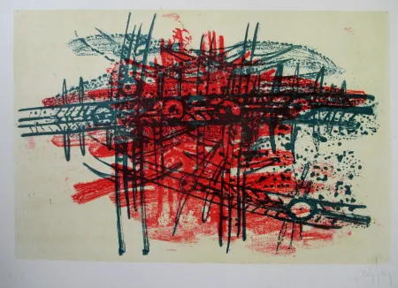 Lithograph Lam - Composition IV