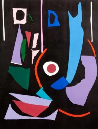 Lithograph Lanskoy - Composition