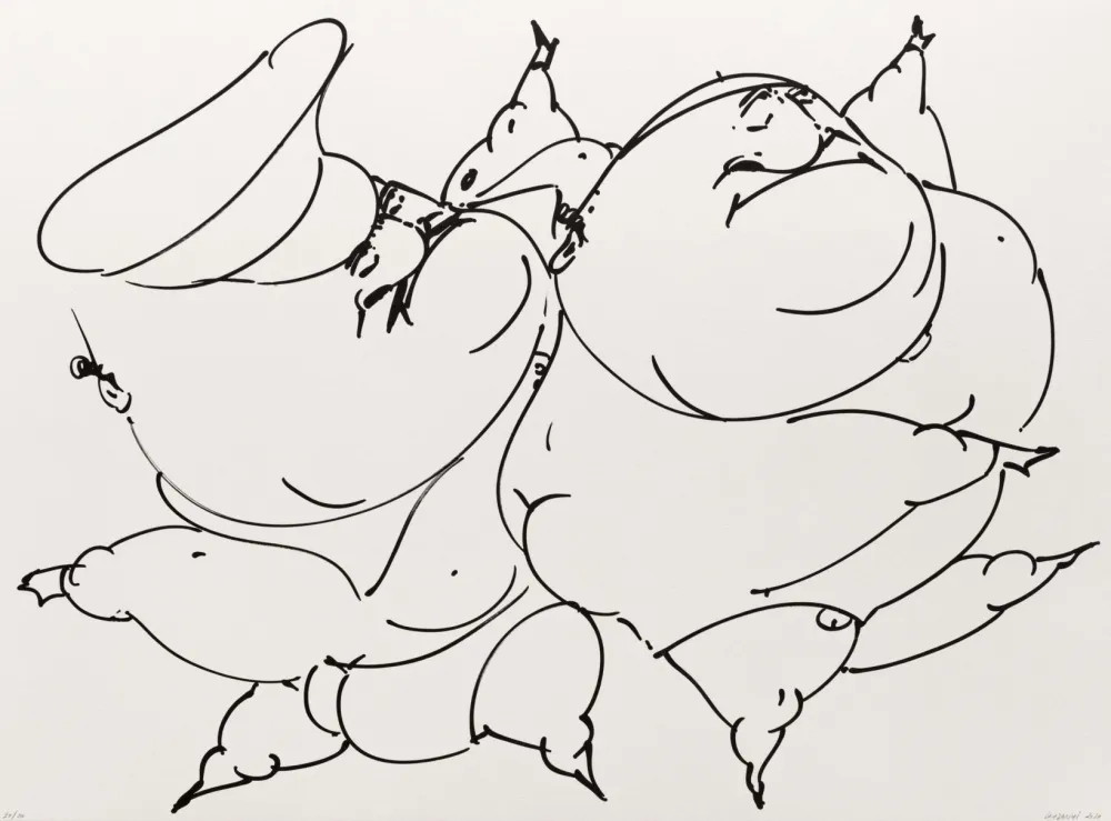 Lithograph Lanzarini  - Coreografía