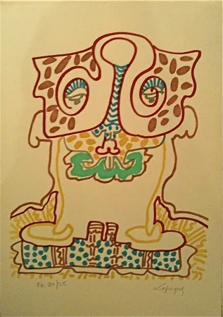 Lithograph Lapicque - Sans titre