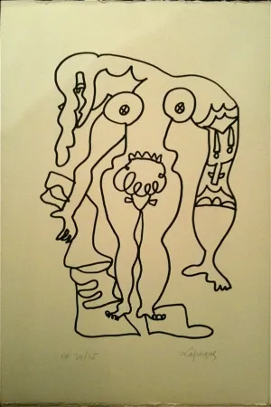 Lithograph Lapicque - Sans titre