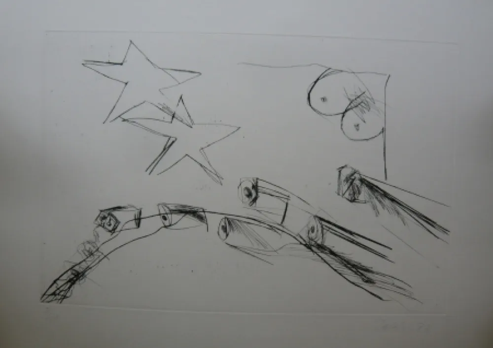 Etching Lataster - Sans titre