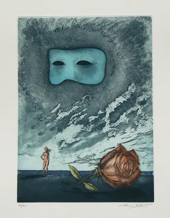 Etching And Aquatint Laventhol - Le miroir aux alouettes