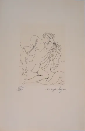 Etching Lazar - Cantique des Cantiques, Amour renversant
