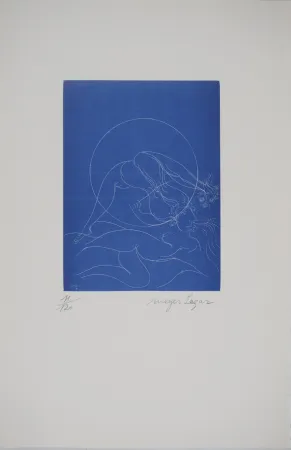 Etching Lazar - Cantique des Cantiques, Les amants célestes