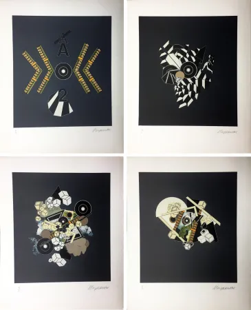 Lithograph Le Yaouanc - ALBUM 1101 : 10 LITHOGRAPHIES ORIGINALES SIGNÉES (1970).