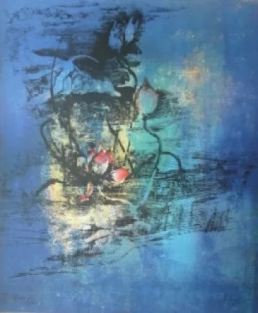 Lithograph Lebadang - Nenuphars 