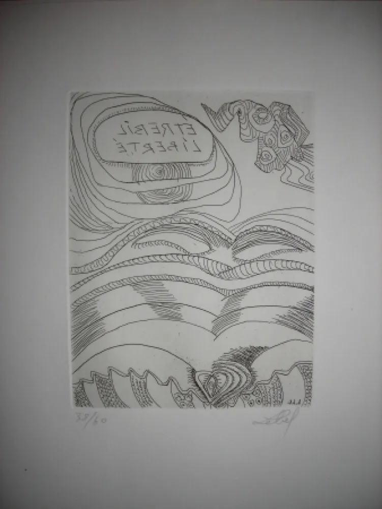 Engraving Lebel - The international avant garde 2