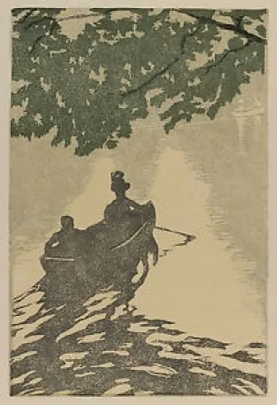 Woodcut Leonard - Am neuen See