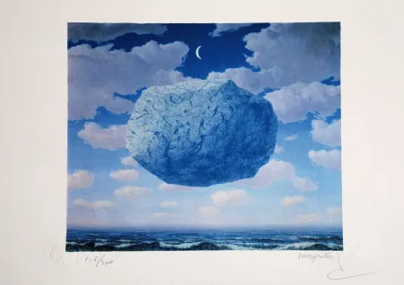 Lithograph Magritte - La Flèche de Zénon