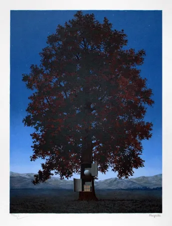Lithograph Magritte - La Voix du Sang