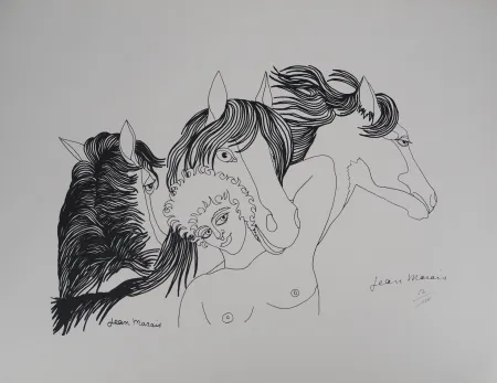 Lithograph Marais  - L'ami des Chevaux