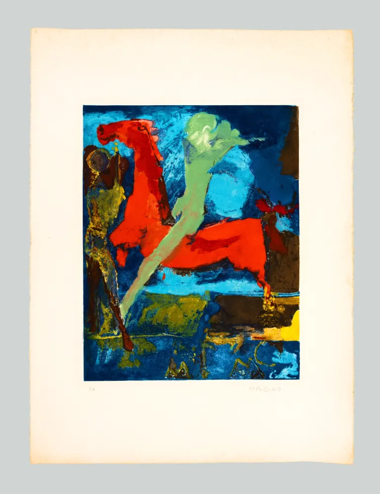 Etching And Aquatint Marini - Marino from Shakespeare I (Tav. VI)