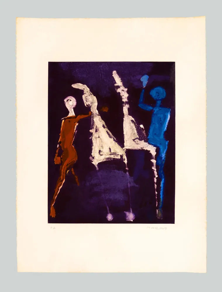 Etching And Aquatint Marini - Marino from Shakespeare (Tav. VIII)