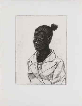 Etching Marshall - Untitled (Woman)