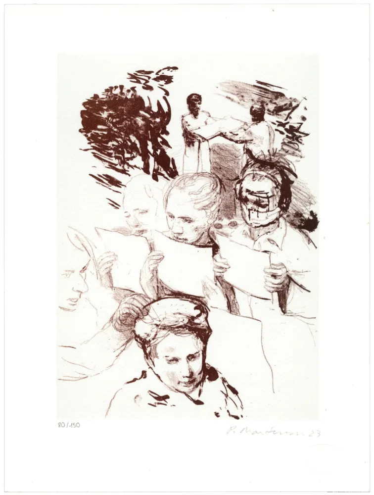 Lithograph Martensen - Editions Petit #8