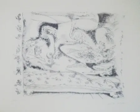 Etching And Aquatint Masson - L'aleore lantée