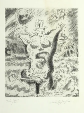 Engraving Masson - Le 7e chant