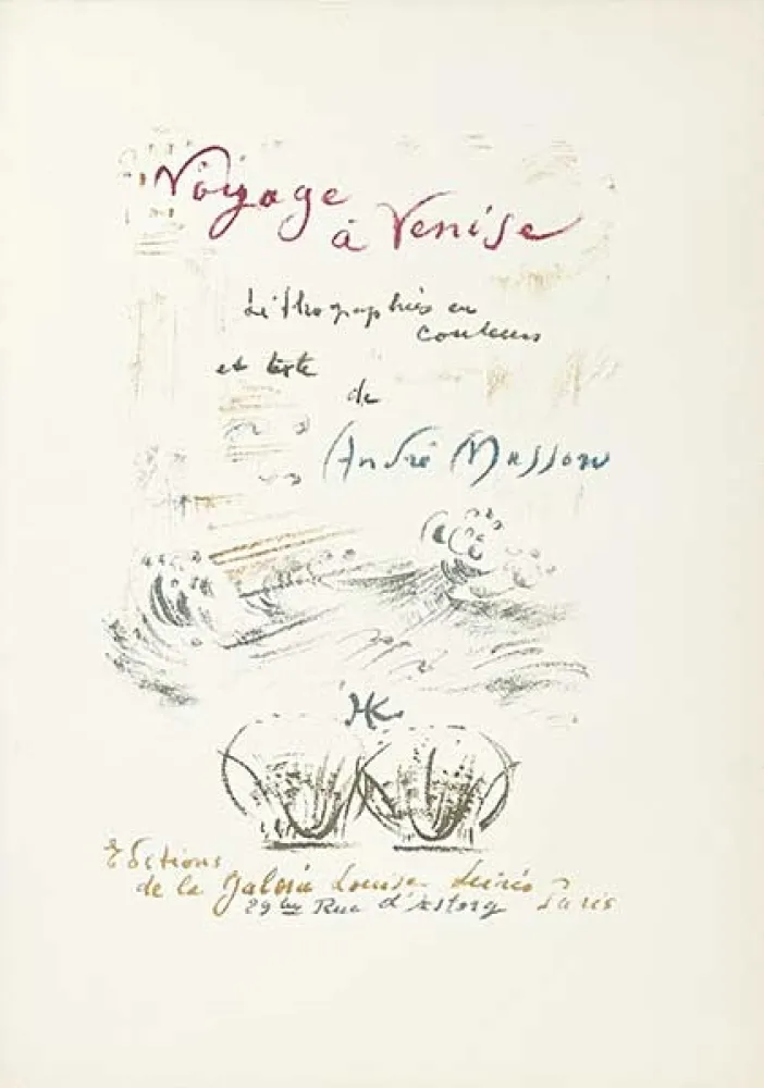 Illustrated Book Masson - Voyage à Venise