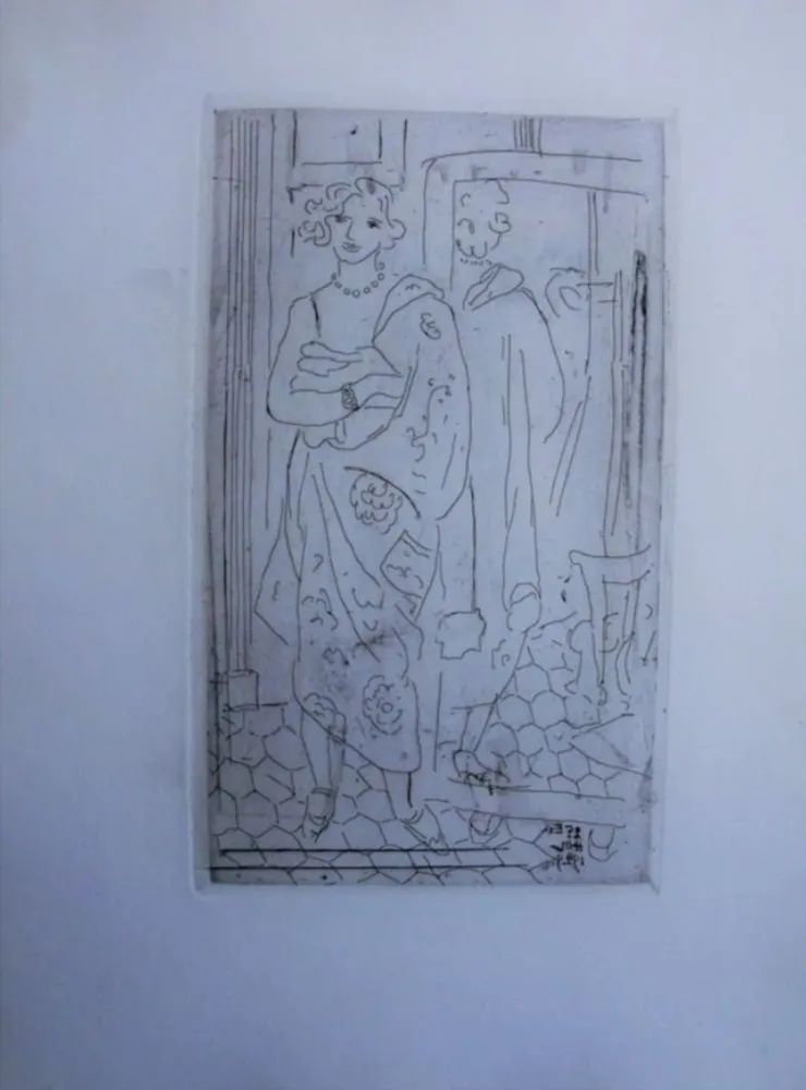 Etching Matisse - D116 Le Reflect Dans La Glace