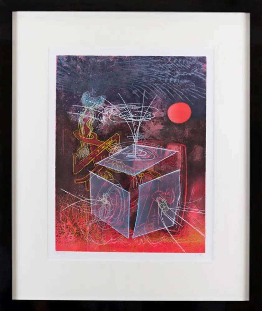 Etching And Aquatint Matta - L’ame est une Couronne 