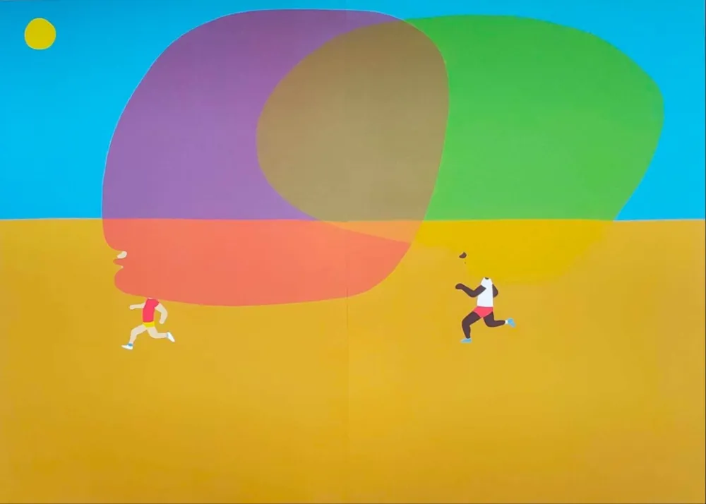 Lithograph Mcdonald  - Desert Run