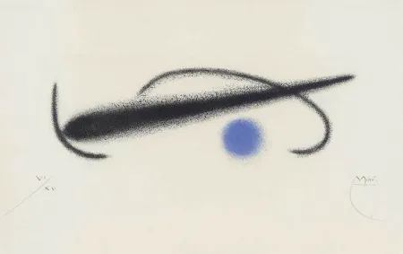 Lithograph Miró - Fusées, from 