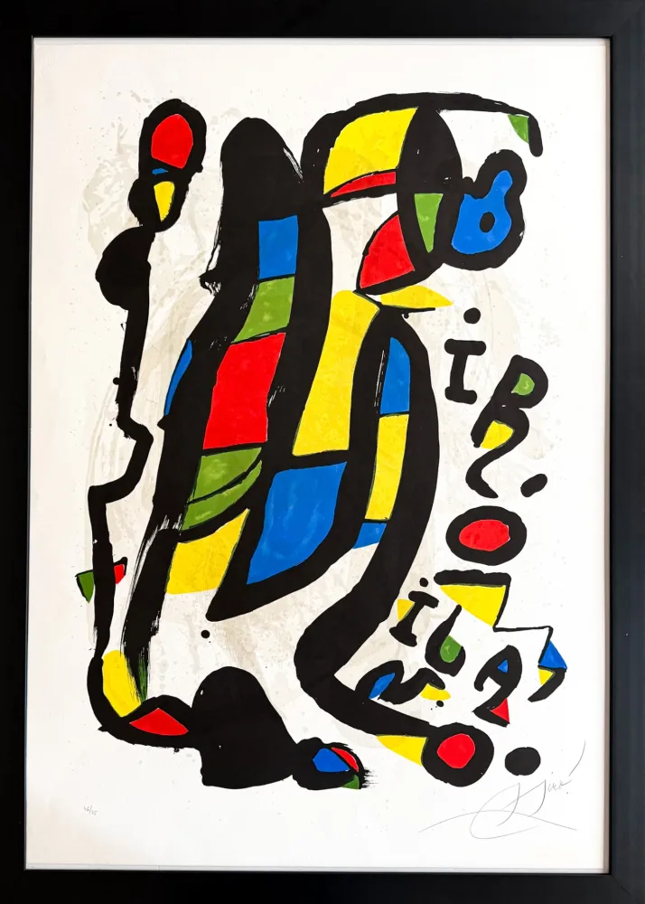 Lithograph Miró - Miró Milano