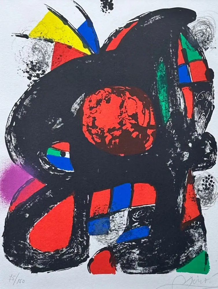 Lithograph Miró - Untitled, from Joan Miró Lithographs IV