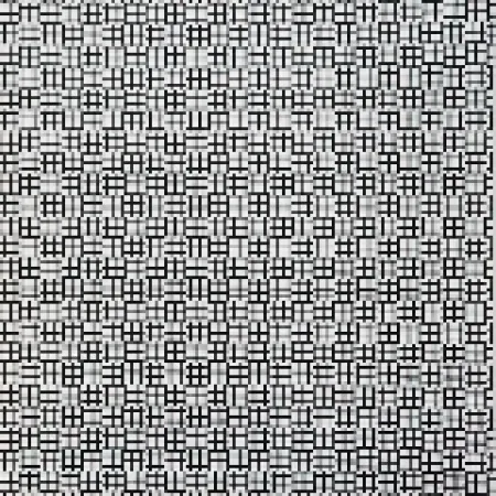 Screenprint Morellet - 2 trames de tirets-positif