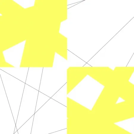 Lithograph Morellet - Pi& plis