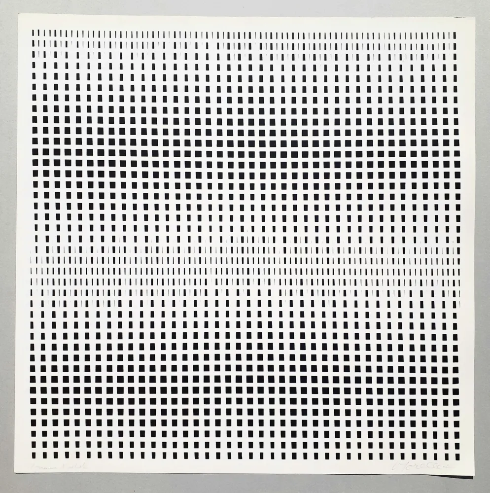 Screenprint Morellet - Senza titolo