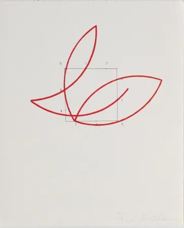 Lithograph Morellet - SYSTEMES, HASARD ET TELEPHONE
