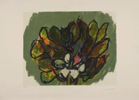 Lithograph Morlotti - Fiori