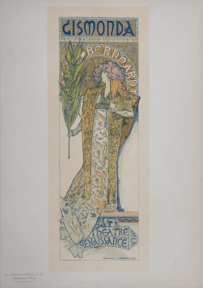 Lithograph Mucha - Gismonda - Les Maitres de L’Affiche, 1896