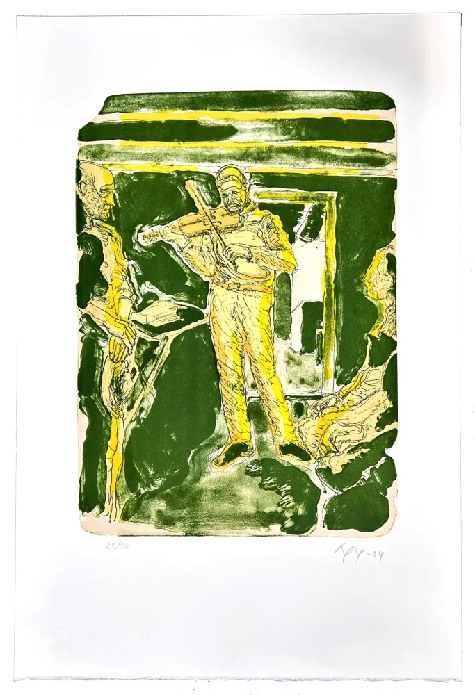 Lithograph Nørgaard - Mémoire d'outre tombe 1